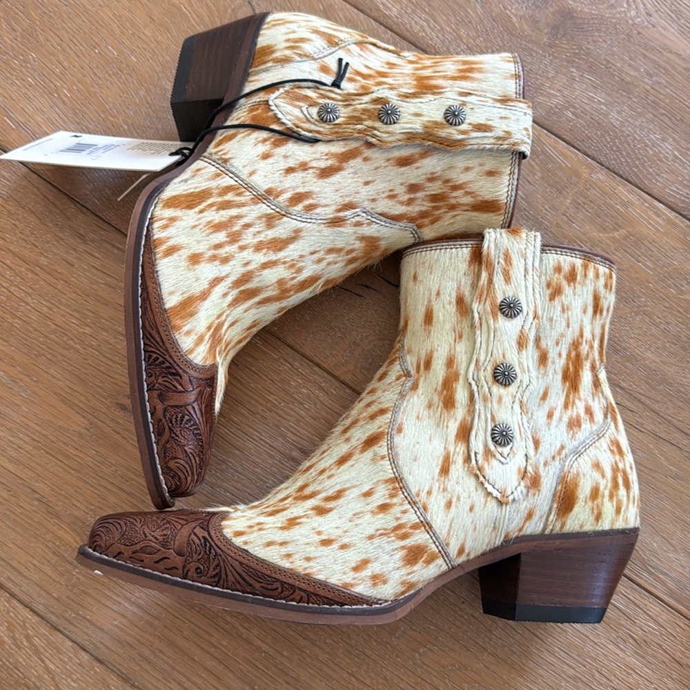 Myra hide on booties